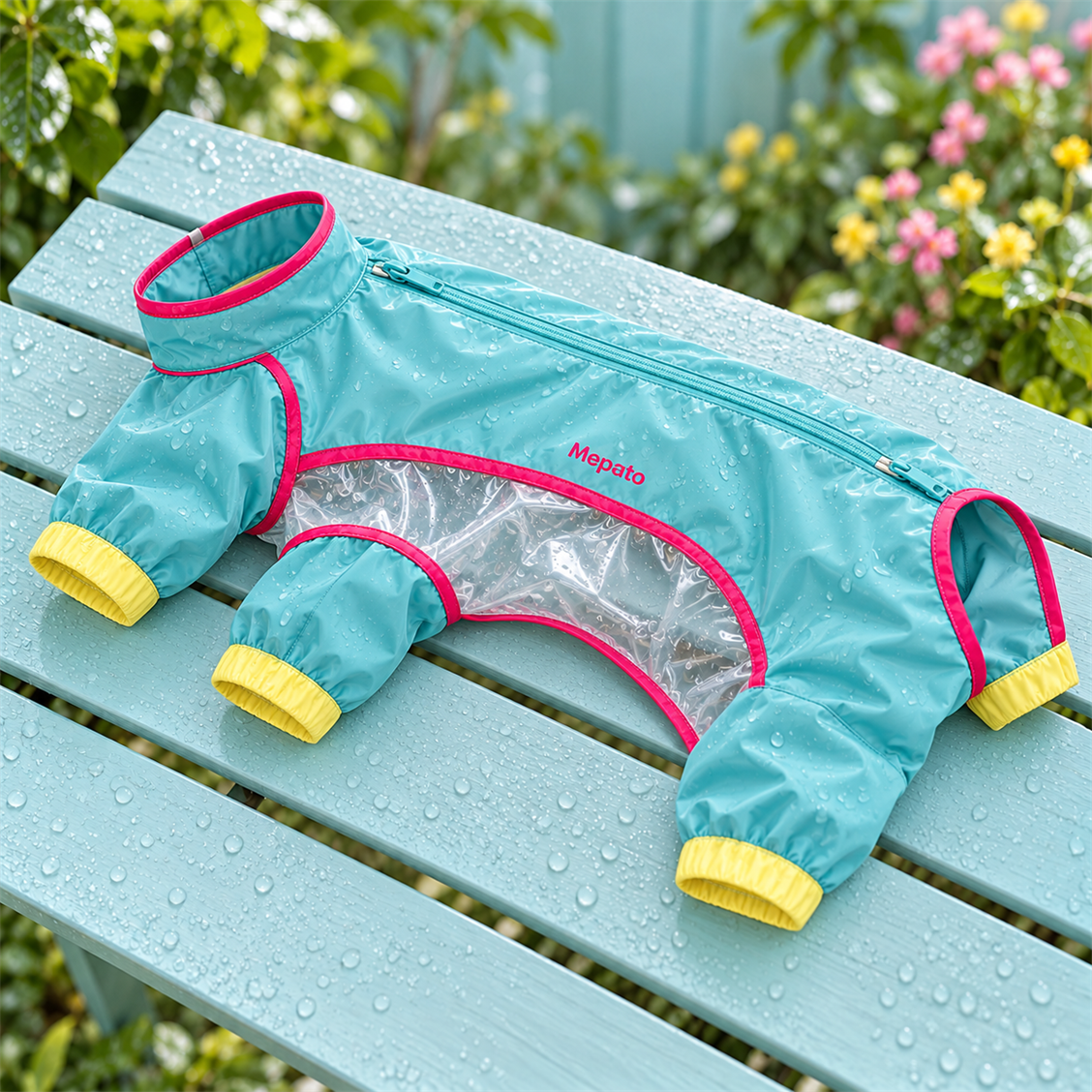 Mepato Clear-Sky Full Coverage Rain Suit product detail view