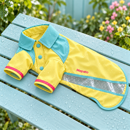 Mepato Lemon Walk Shirt Raincoat product detail view