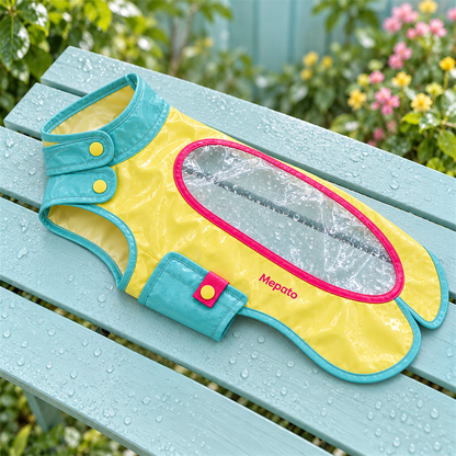 Mepato Sunshower Hooded Raincoat product detail view